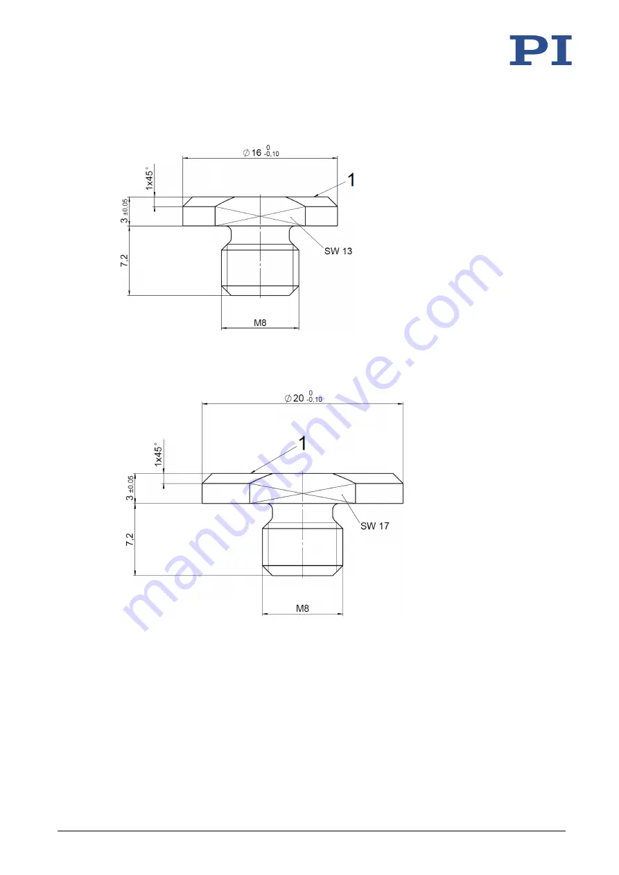 PI P-2 5 Series User Manual Download Page 51