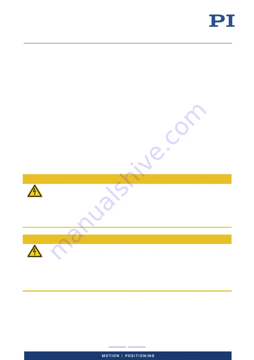 PI P-603 Series User Manual Download Page 6