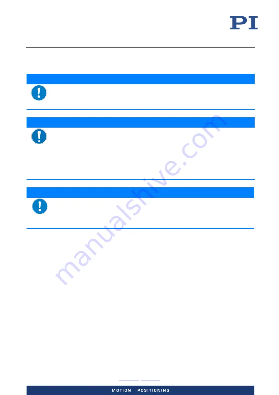 PI P-603 Series User Manual Download Page 11