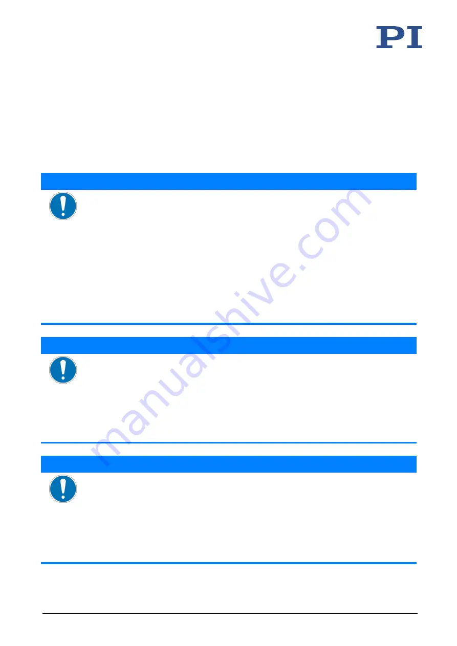 PI P-616 NanoCube User Manual Download Page 24