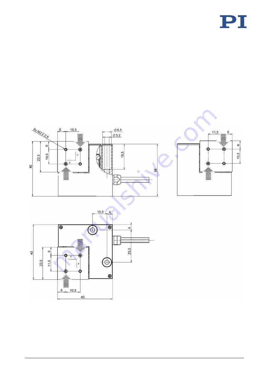 PI P-616 NanoCube User Manual Download Page 28