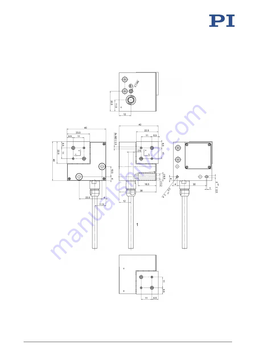 PI P-616 NanoCube User Manual Download Page 46