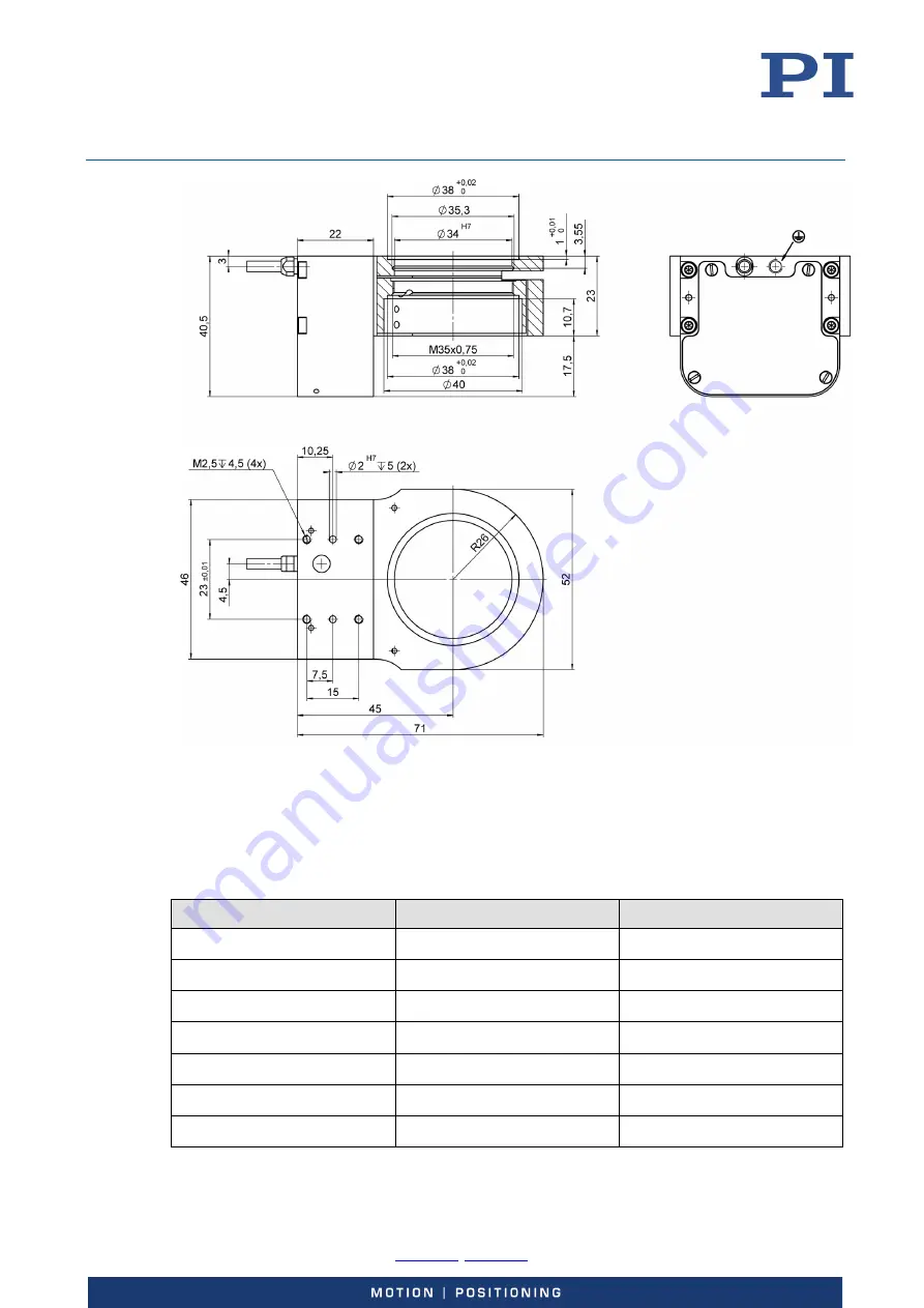 PI P-725.1CDE2 Скачать руководство пользователя страница 37