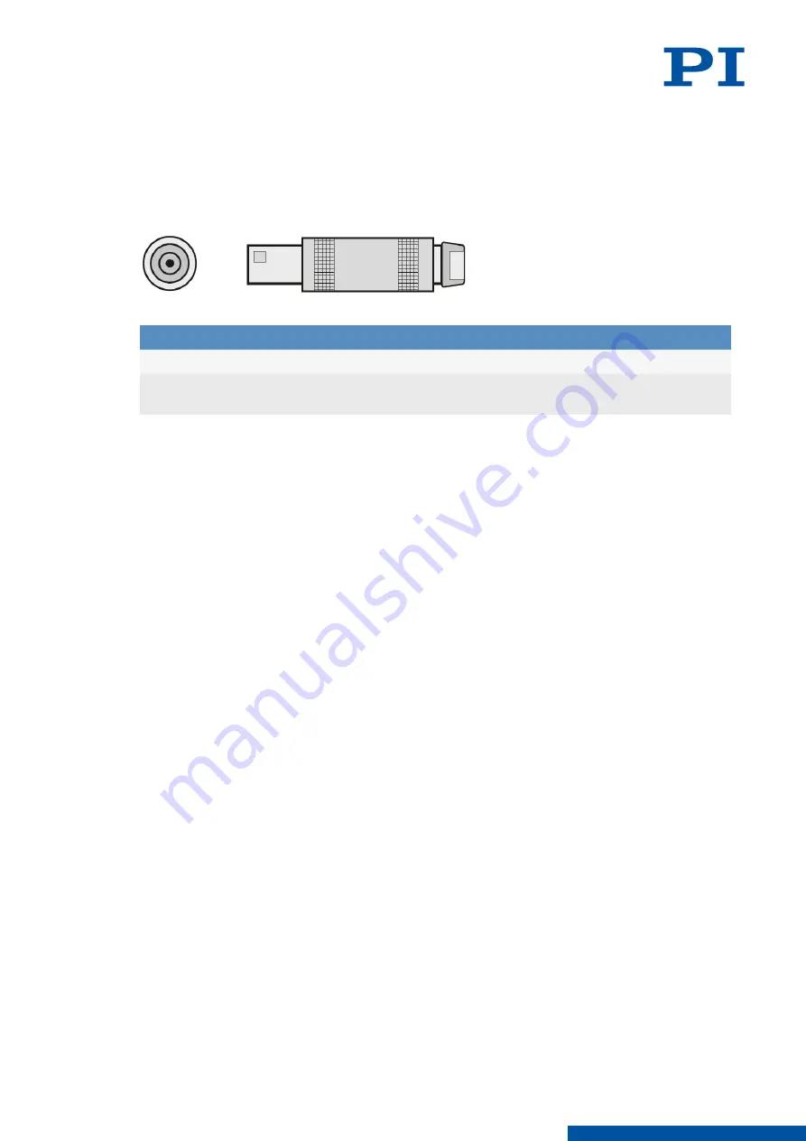 PI P-840.10V User Manual Download Page 33