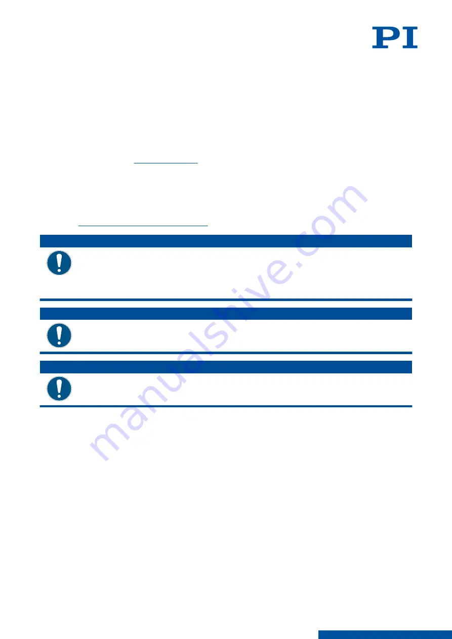 PI P-844 User Manual Download Page 22