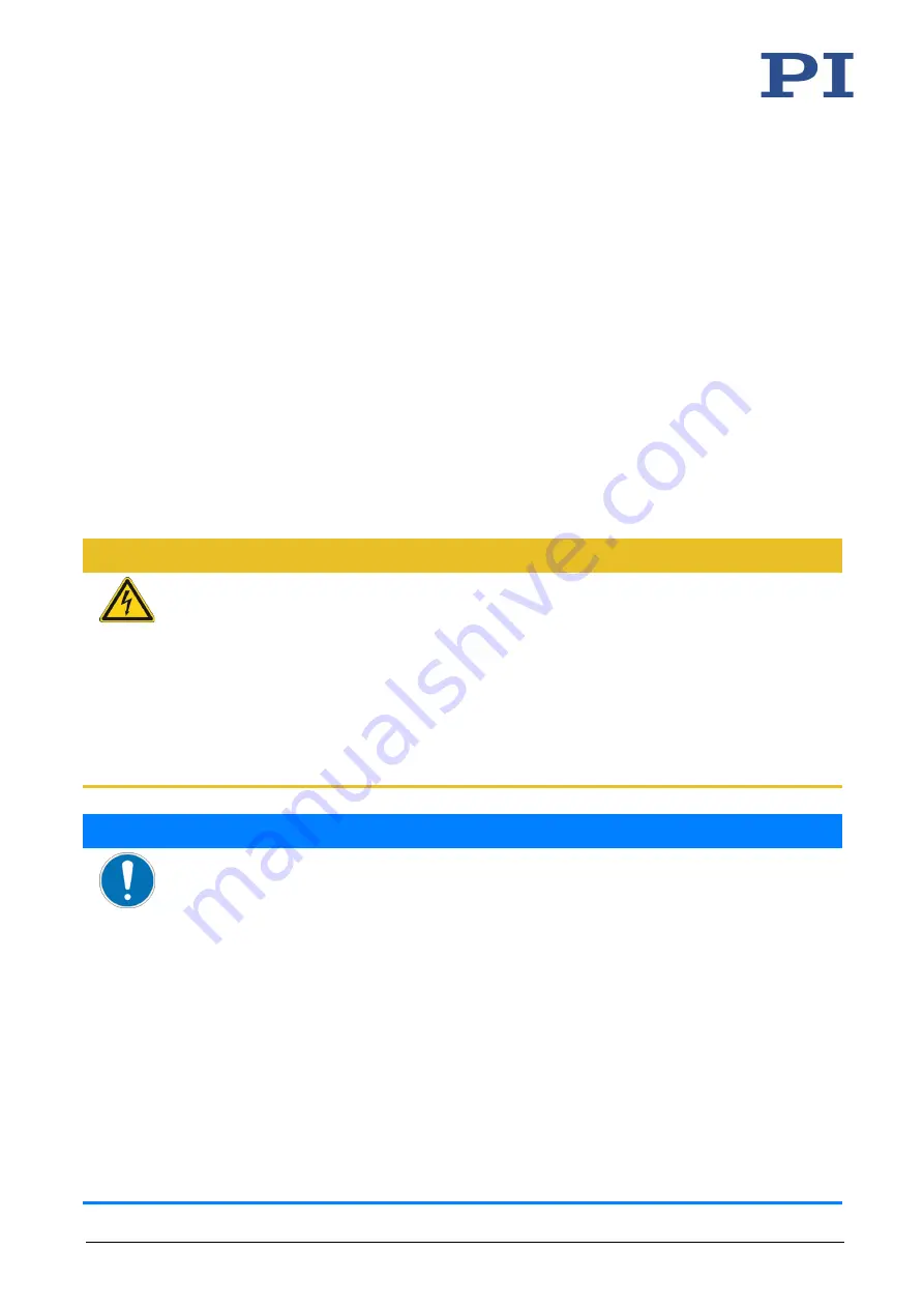 PI P-88 5 Series User Manual Download Page 27