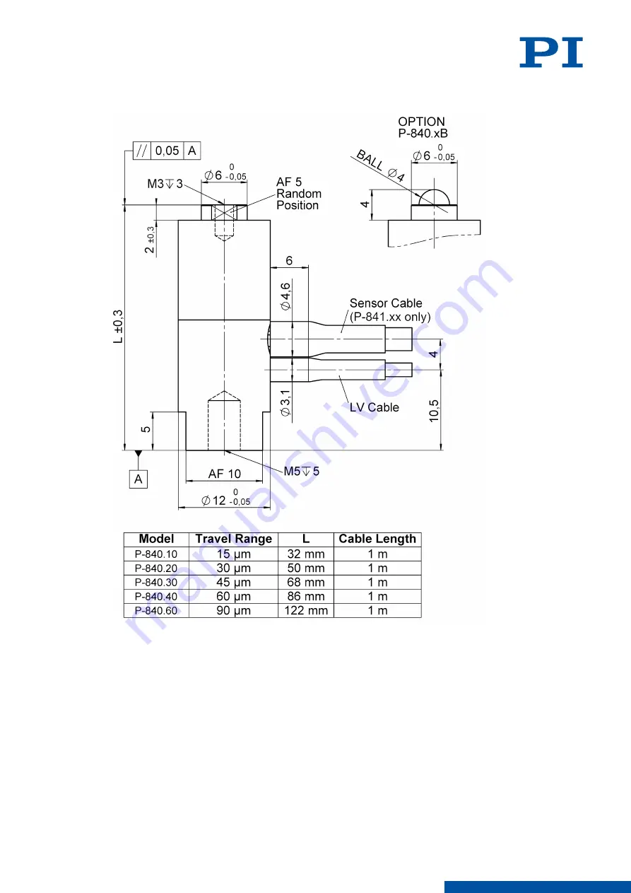 PI PICMA P-840 User Manual Download Page 31