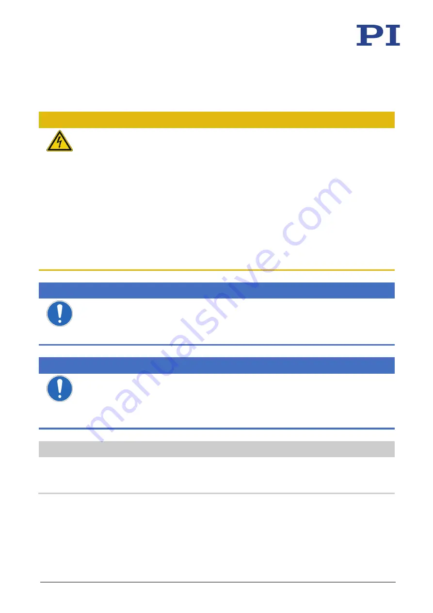 PI PZ265E User Manual Download Page 28