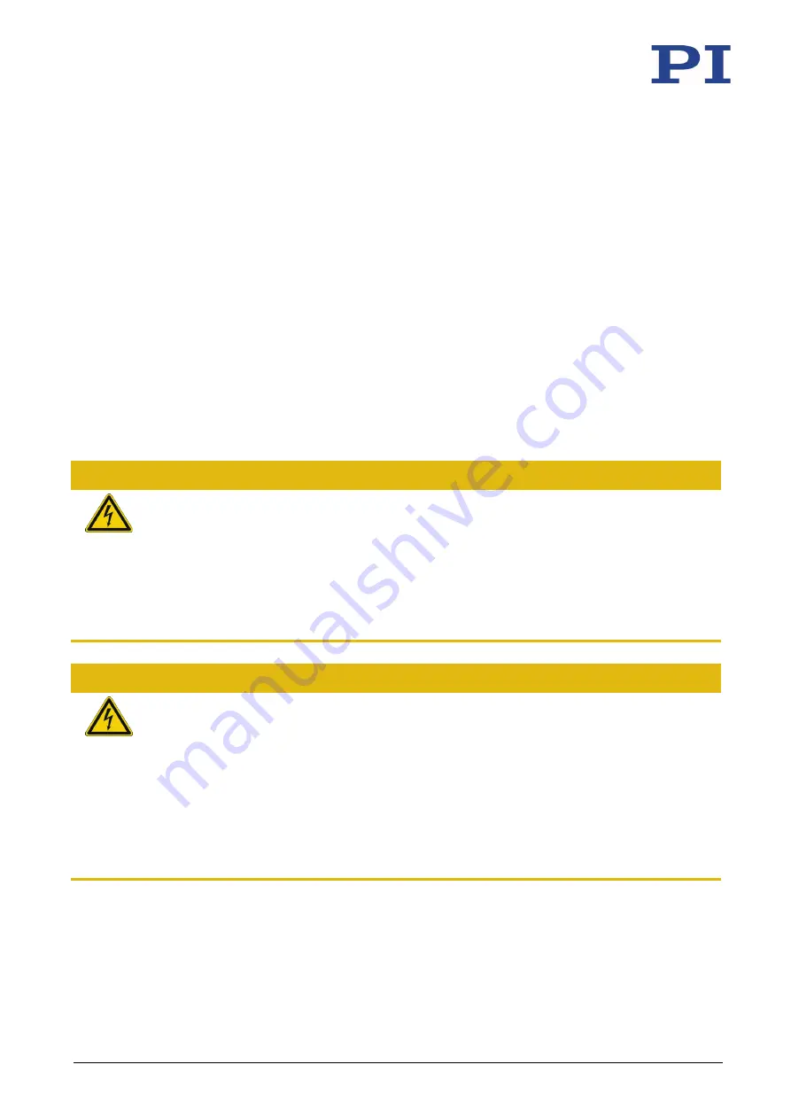 PI PZ265E User Manual Download Page 35