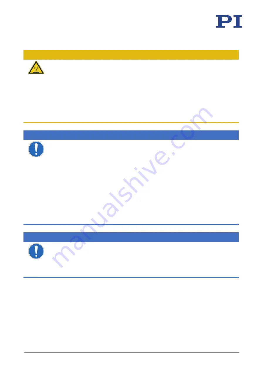 PI PZ265E User Manual Download Page 36