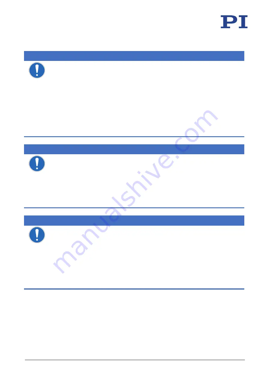 PI PZ265E User Manual Download Page 38