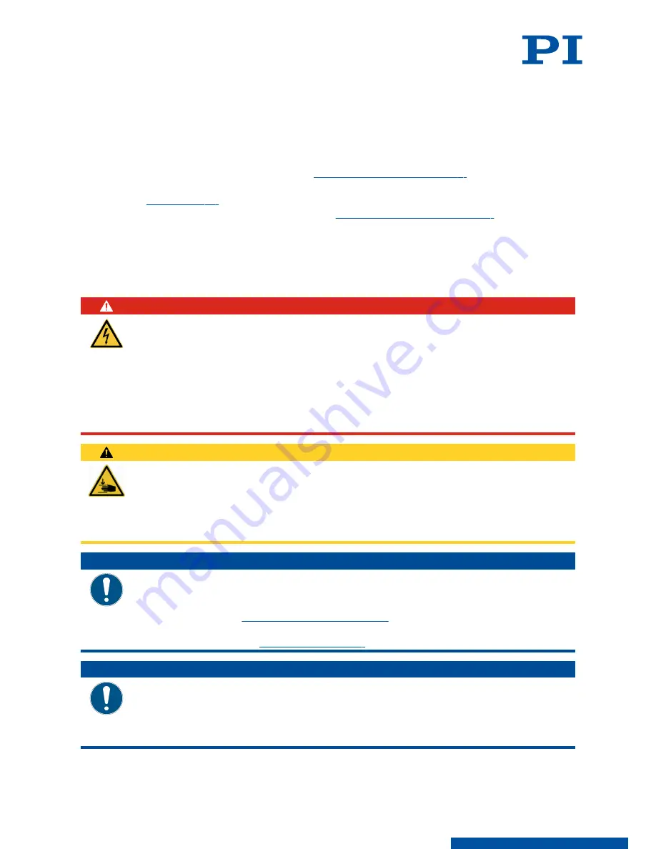 PI V-412.036211E1 PIMAG Скачать руководство пользователя страница 23