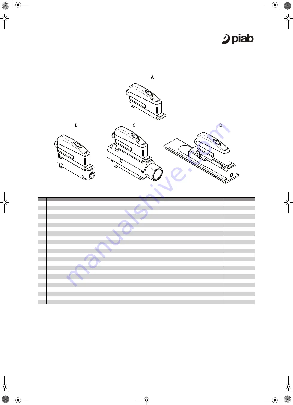 PIAB AVM 2 P3010 Manual Download Page 43