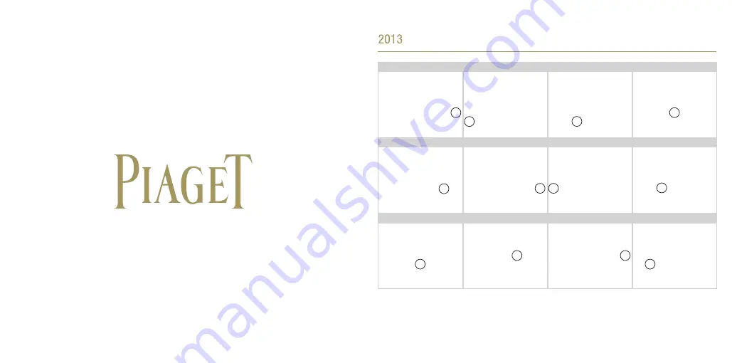 Piaget 642P Instructions For Use Manual Download Page 25