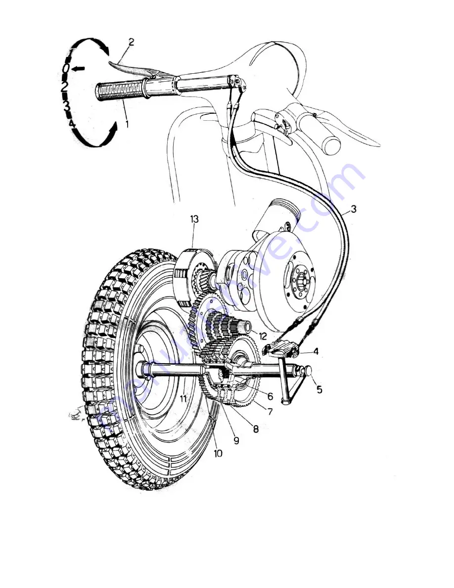 PIAGGIO 1962 Vespa 150 Operation And Maintenance Manual Download Page 24