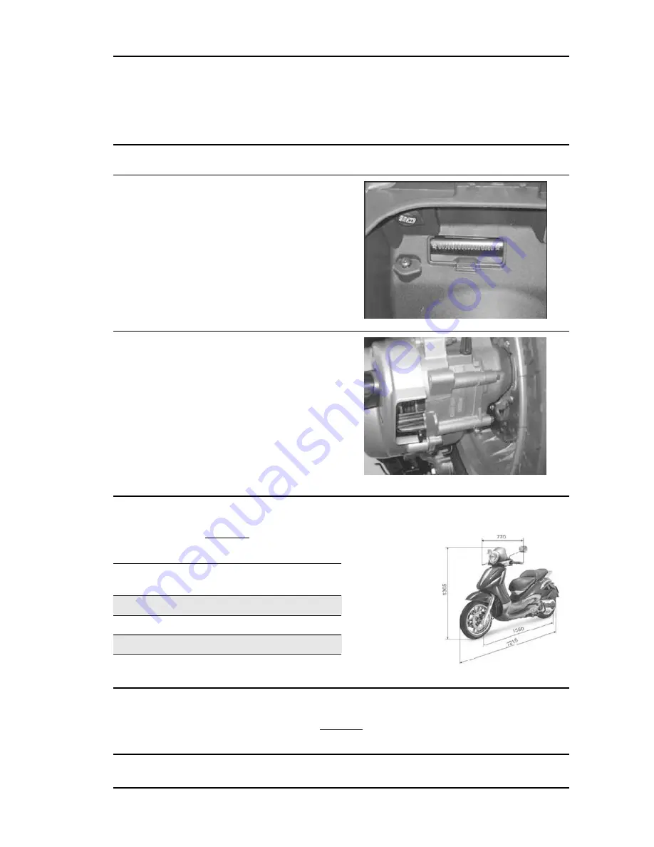 PIAGGIO BV 500 USA Workshop Manual Download Page 9