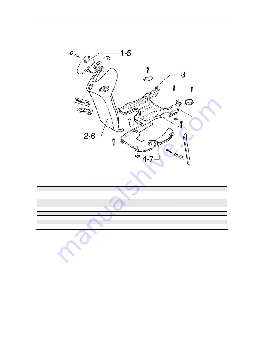 PIAGGIO Liberty 50 4tempi 2008 Workshop Manual Download Page 174