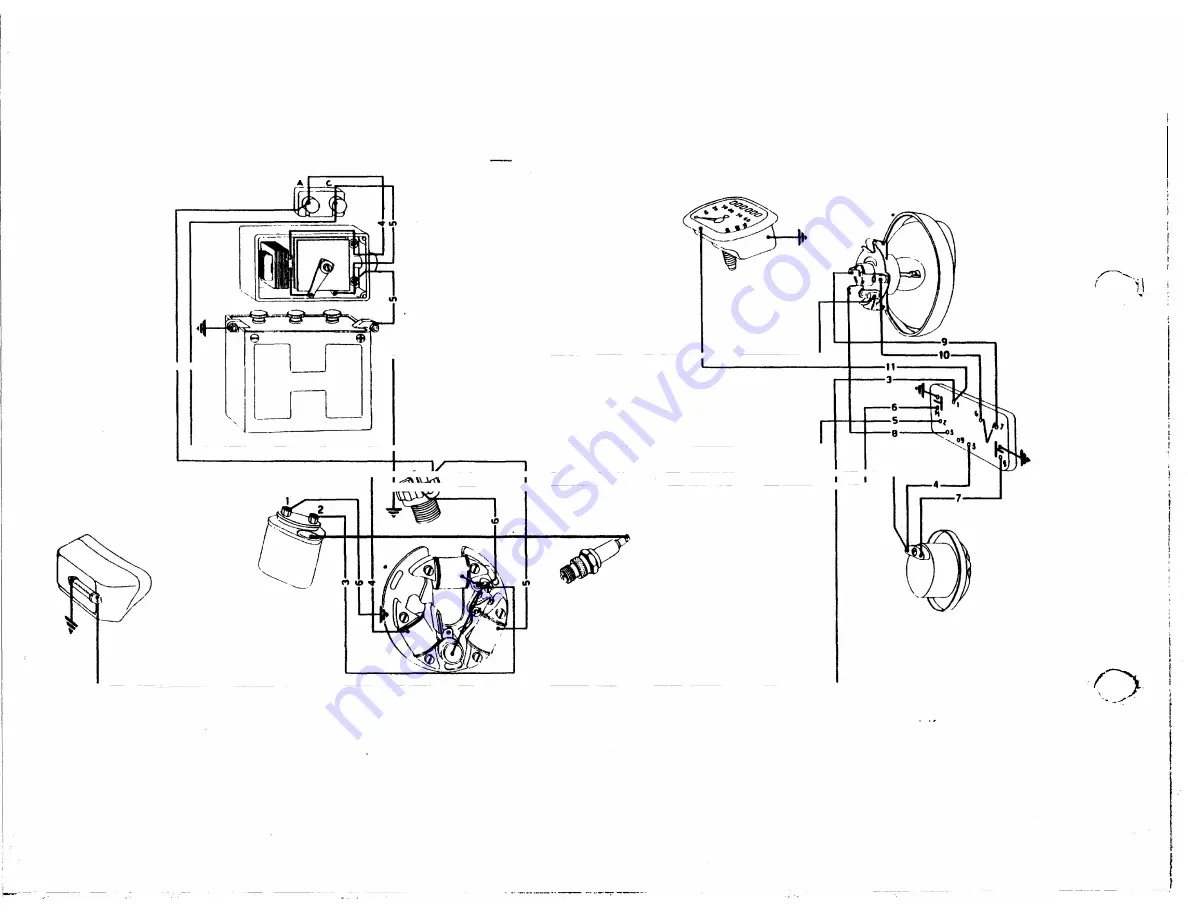 PIAGGIO Vespa 1955 Service Station Manual Download Page 22