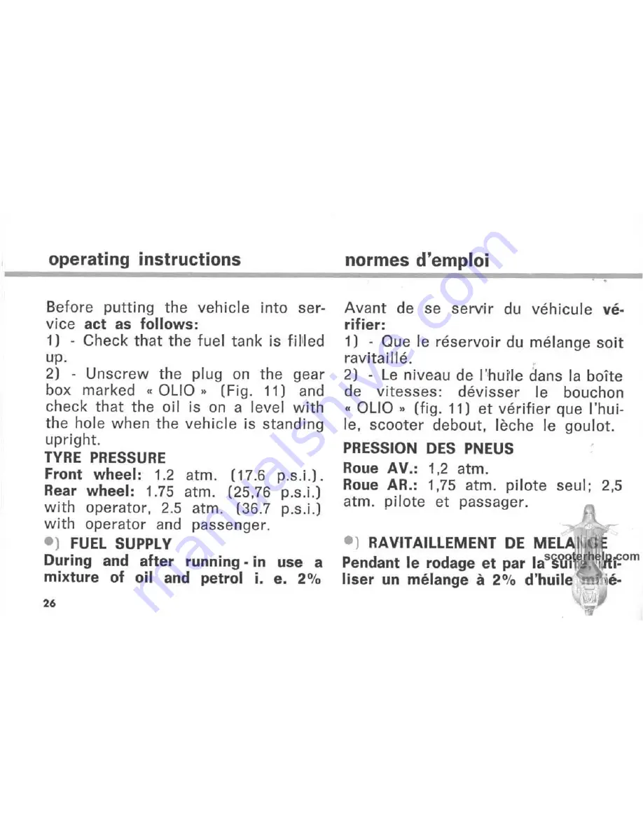 PIAGGIO Vespa P125X Manual Download Page 36