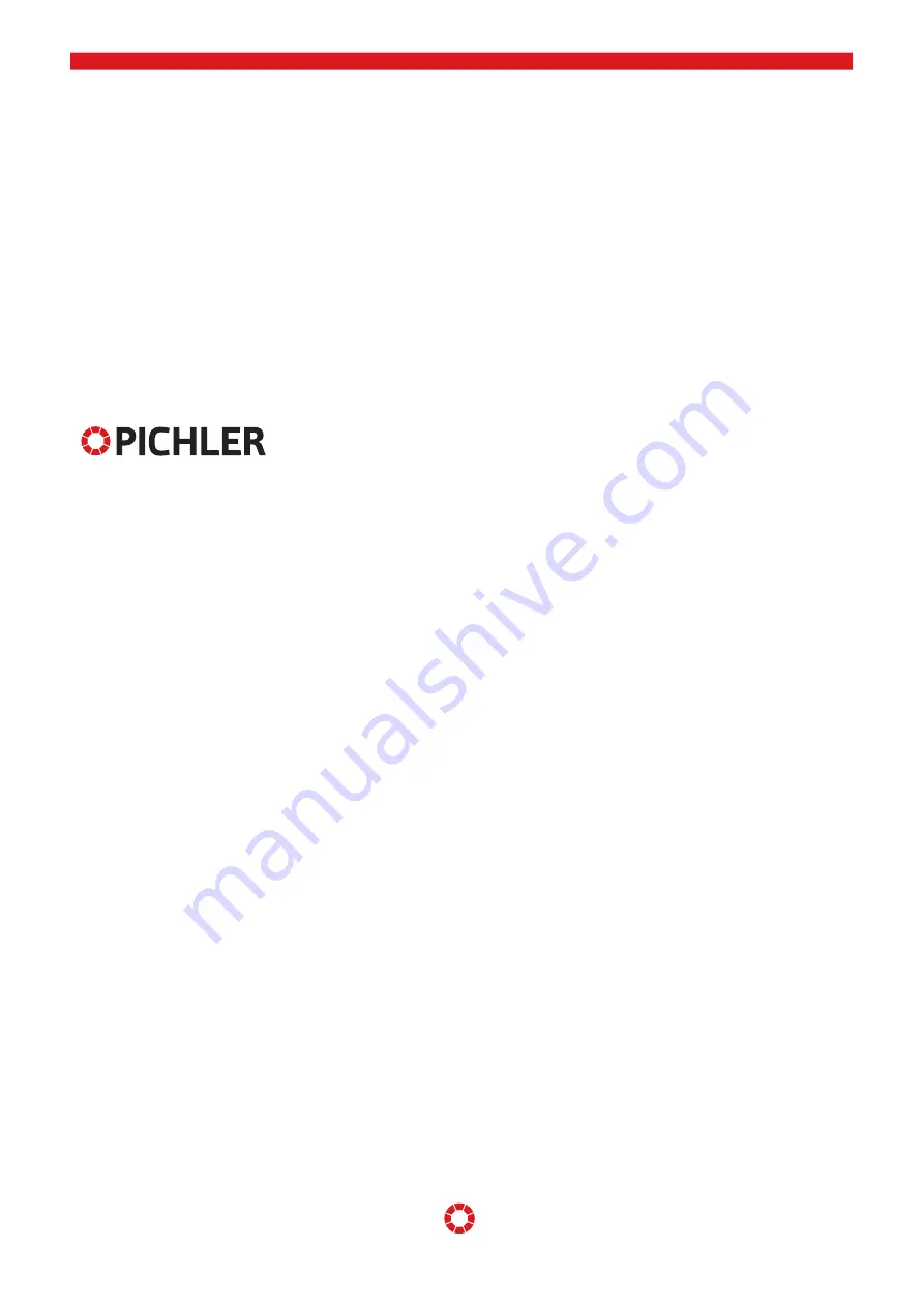 Pichler LG 1000 Operating And Installation Instructions Download Page 34