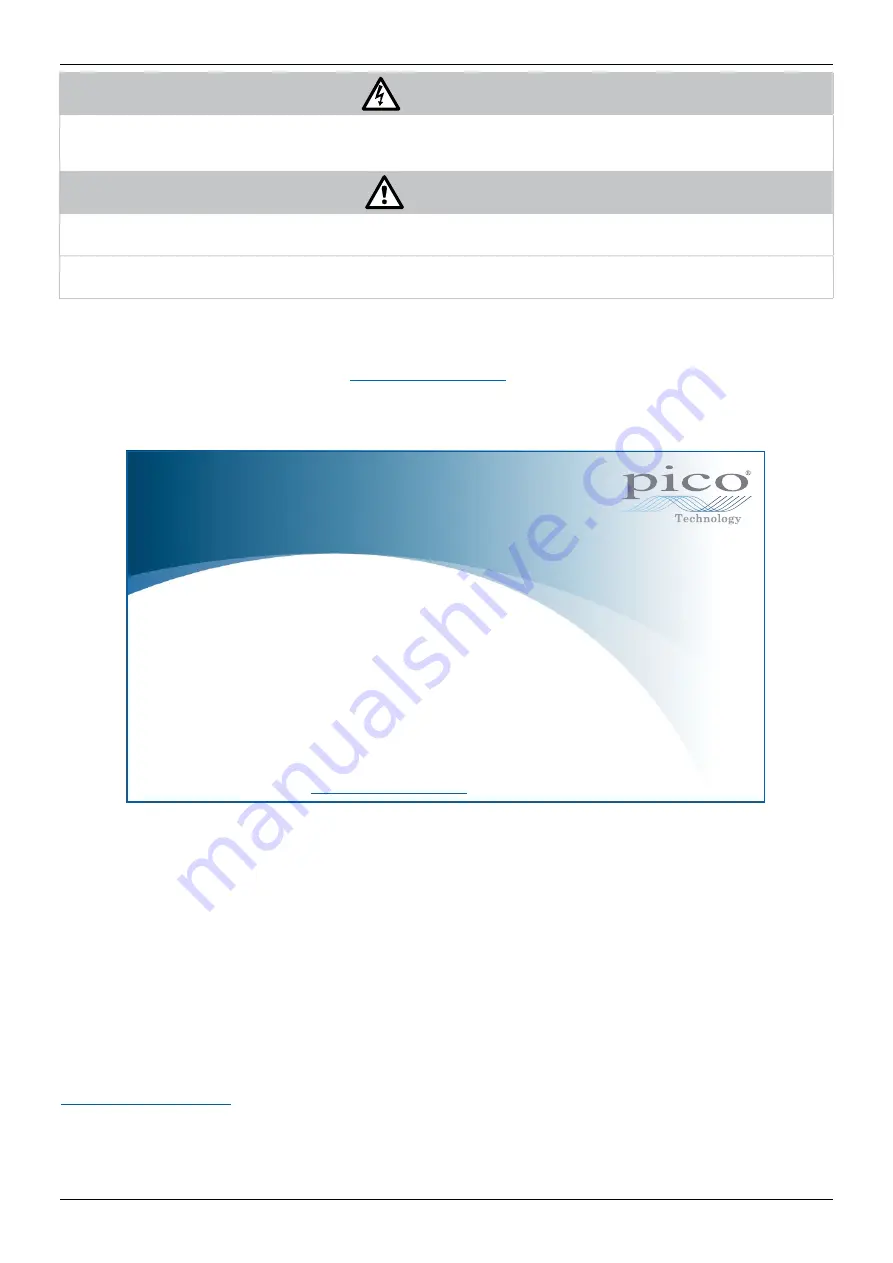 pico Technology PicoScope 6000E Series User Manual Download Page 11