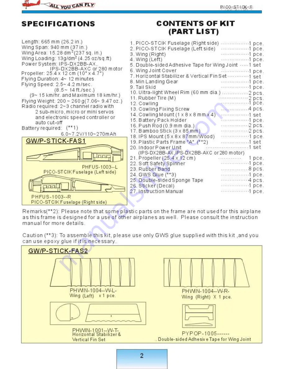 PICO gws1005 User Manual Download Page 1