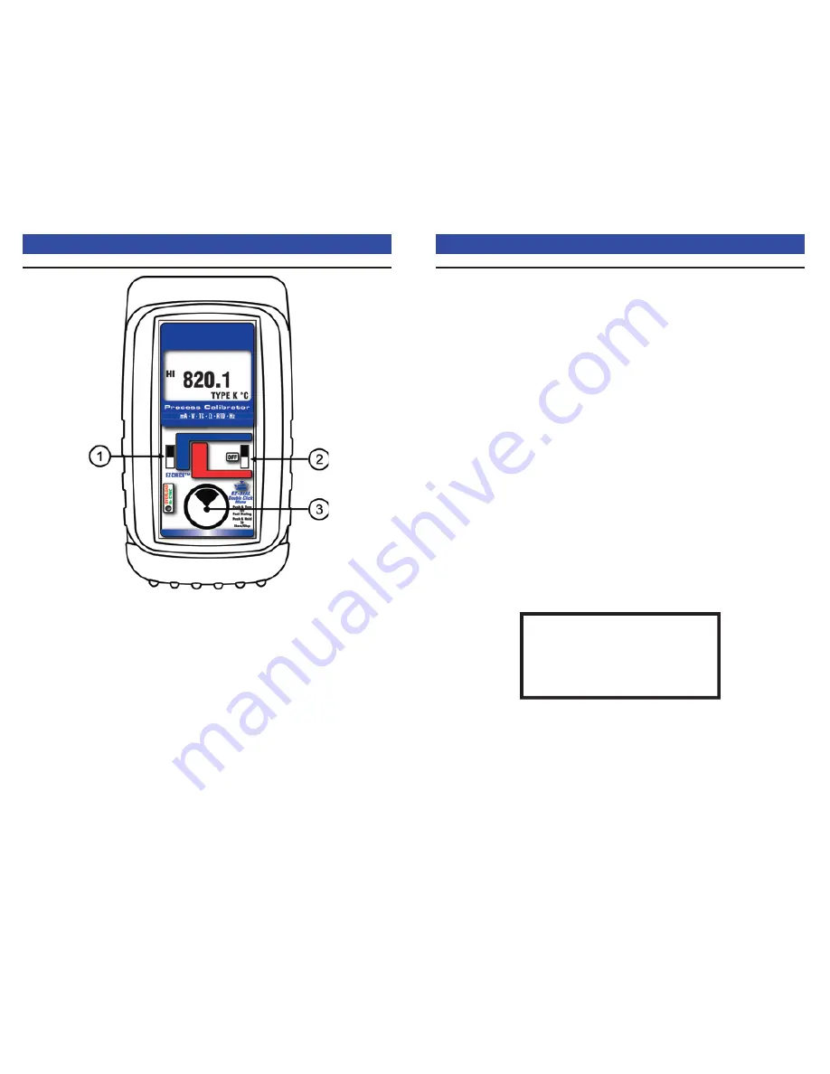 PIE PIECAL 820 Operating Instructions Manual Download Page 4