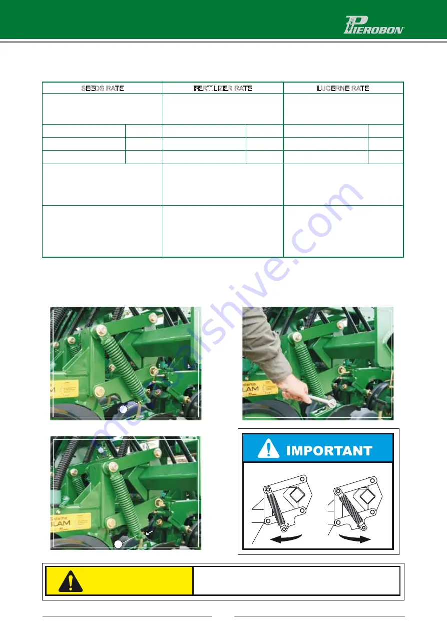 PIEROBON TD 21 Series Operator'S Manual And Spare Parts Download Page 16