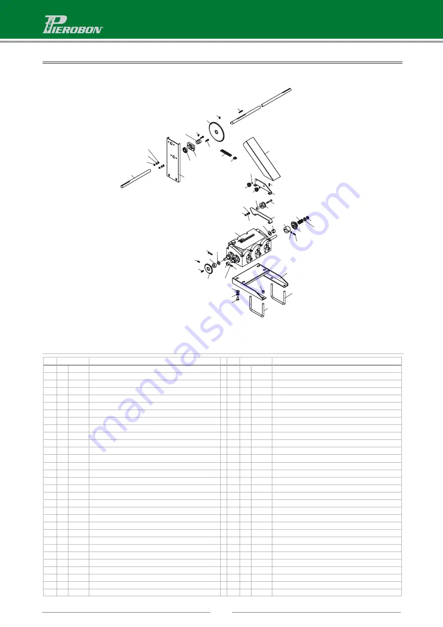 PIEROBON TD 21 Series Operator'S Manual And Spare Parts Download Page 67