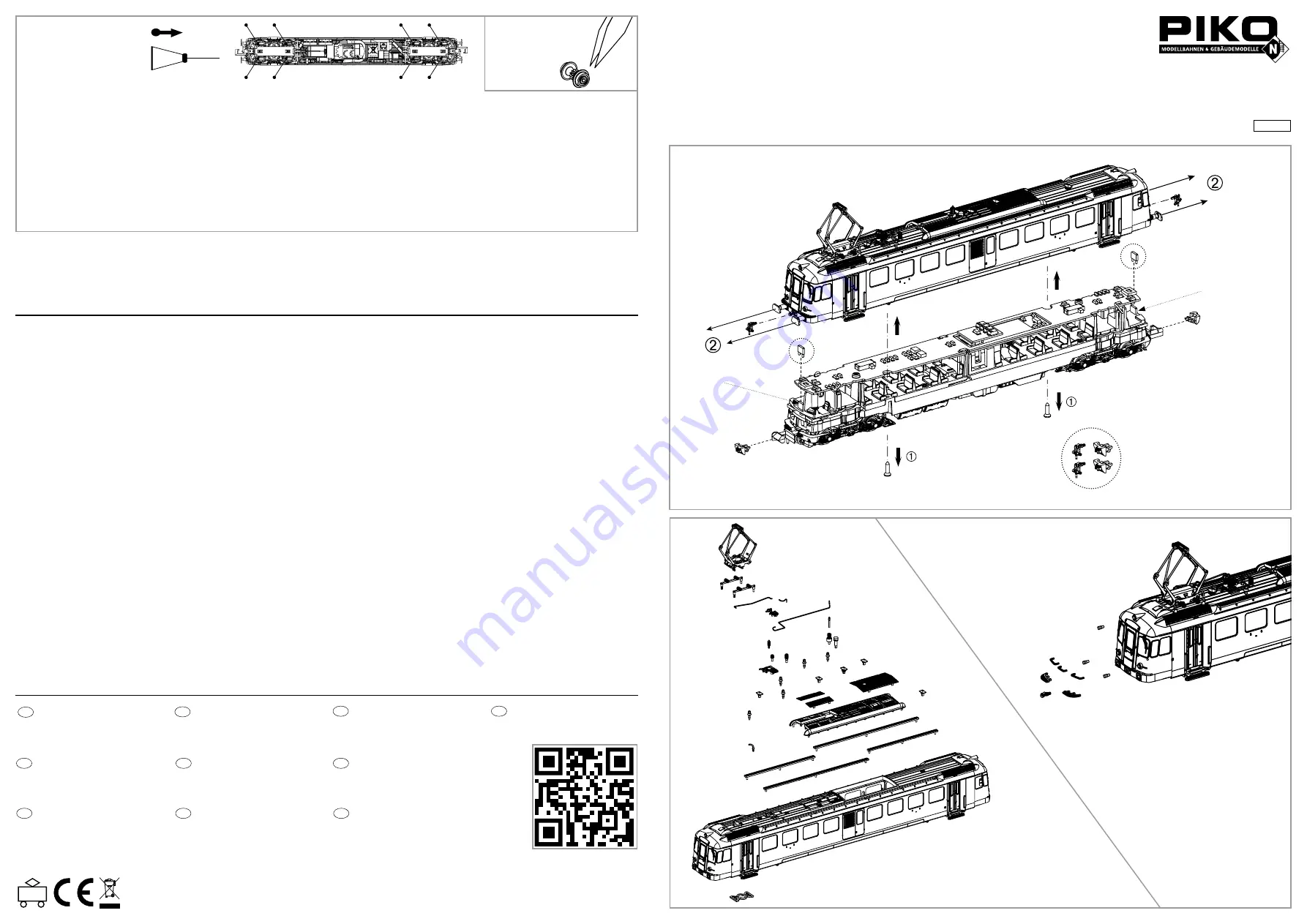 PIKO RBe 4/4 SBB Instructions For Use Download Page 1