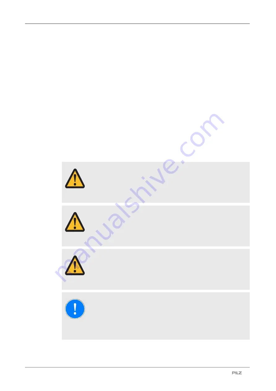 Pilz 311502 Operating Manual Download Page 5