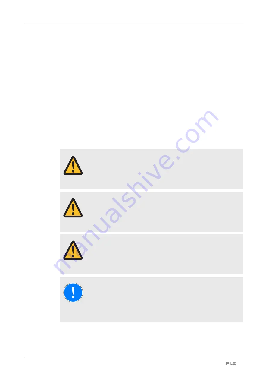 Pilz 506 410 Operating Manual Download Page 4