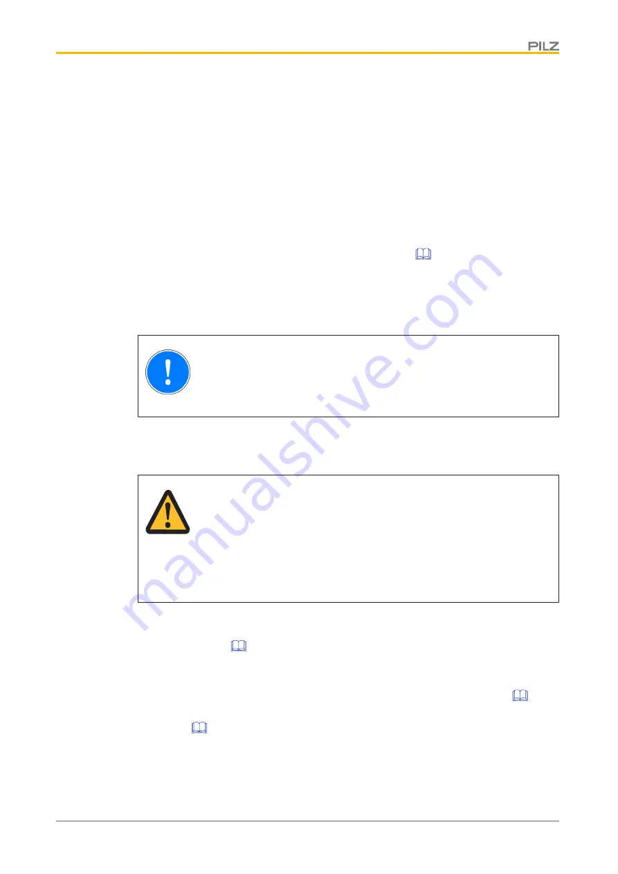 Pilz 542 113 Operating Manual Download Page 16