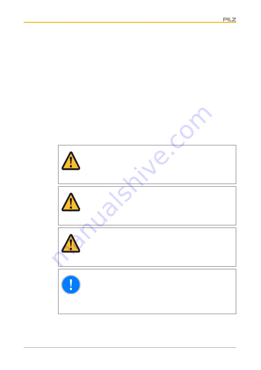 Pilz 631140 Operating Manual Download Page 6