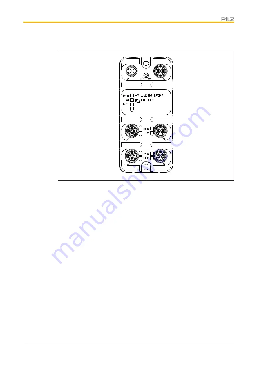 Pilz PDP67 F 8DI ION PT Manual Download Page 7