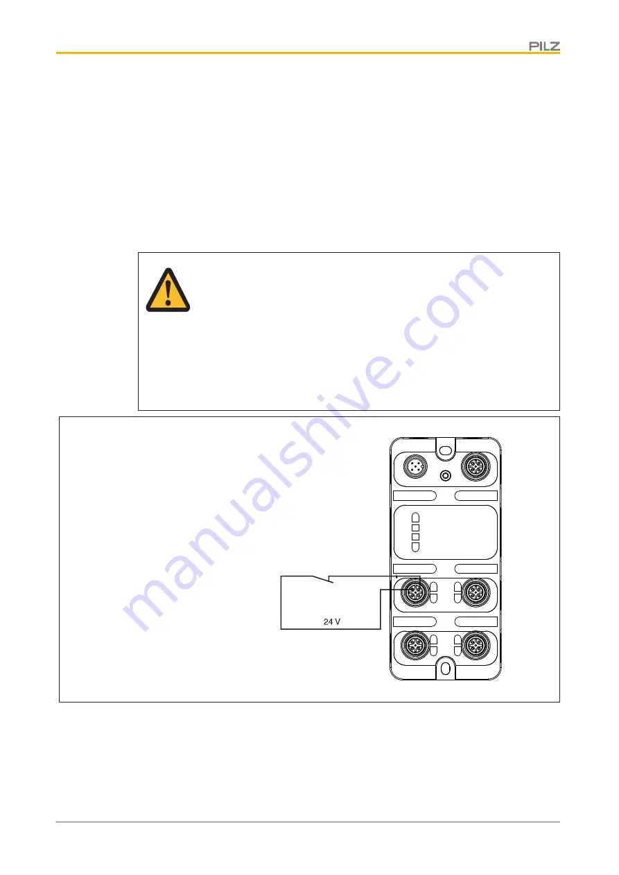 Pilz PDP67 F 8DI ION PT Manual Download Page 14