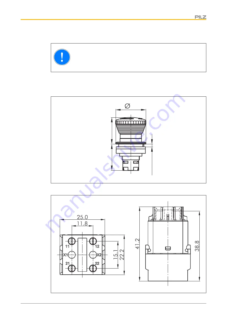 Pilz PIT es6 Series Operating Instructions Manual Download Page 9