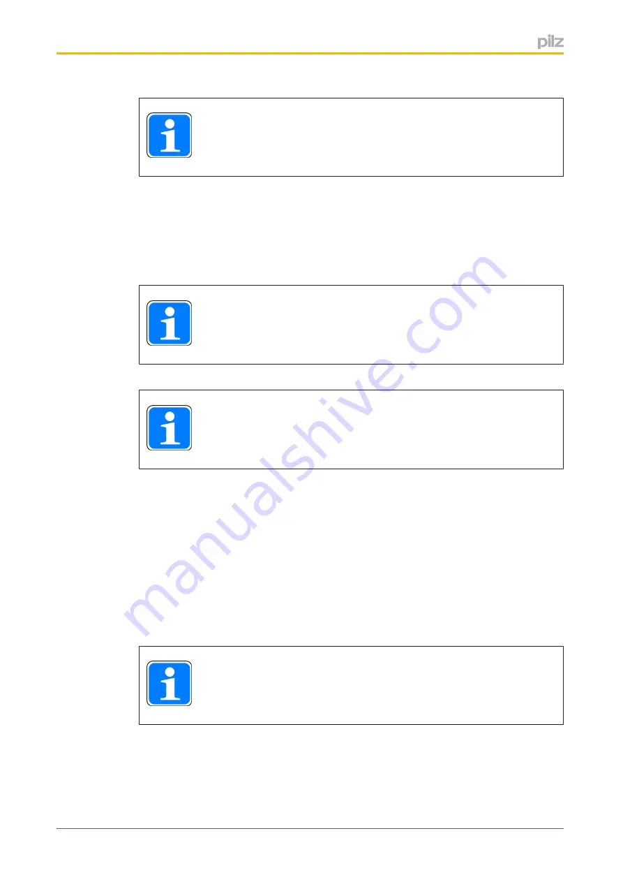 Pilz PMCprotego S1--2 Operating Manual Download Page 70