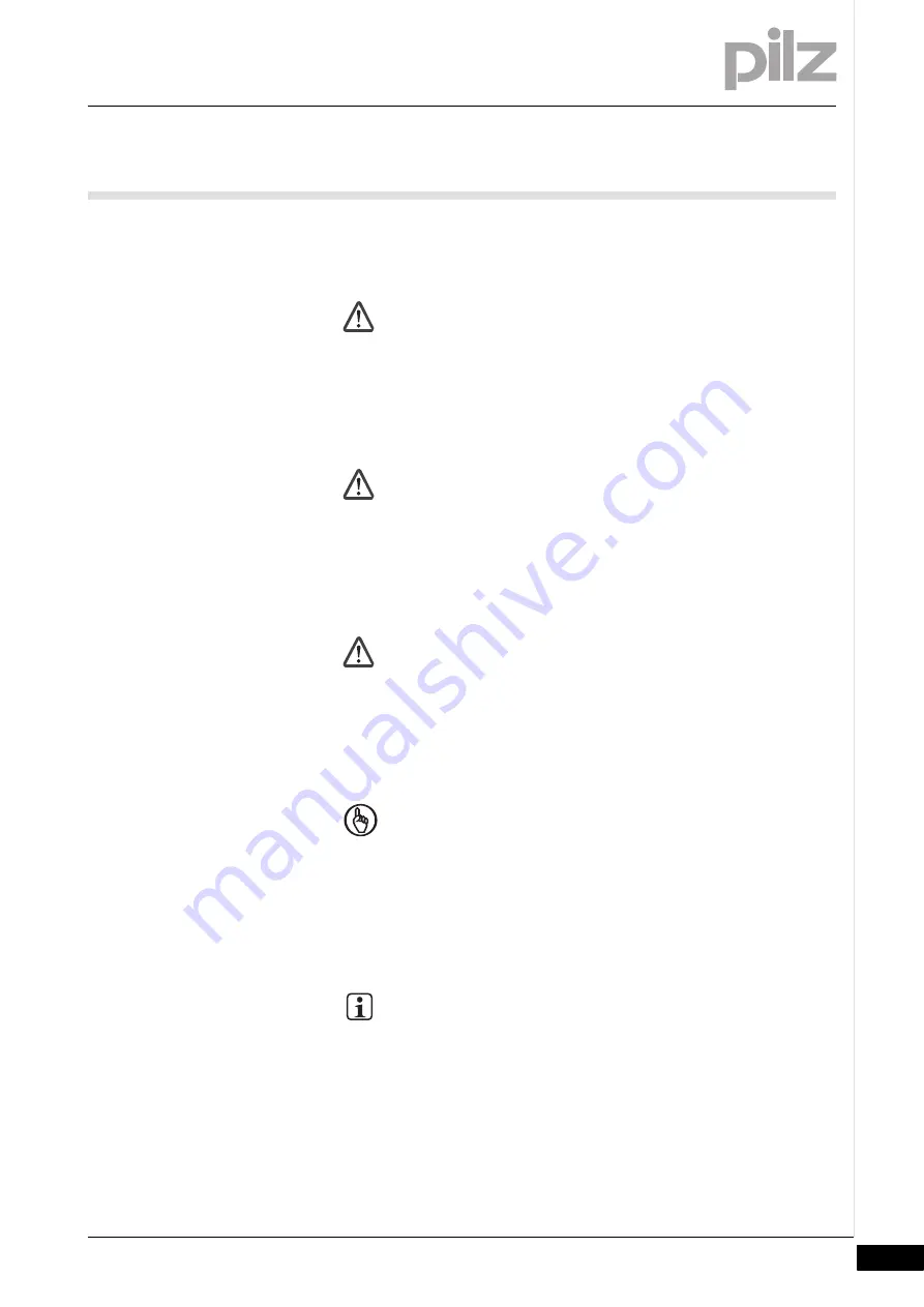 Pilz PNOZ m EF 8DI4DO Operating Manual Download Page 7