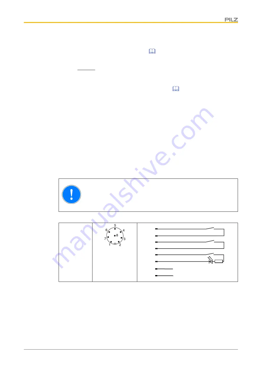 Pilz PSEN ma1.4p-51 Operating Manual Download Page 10