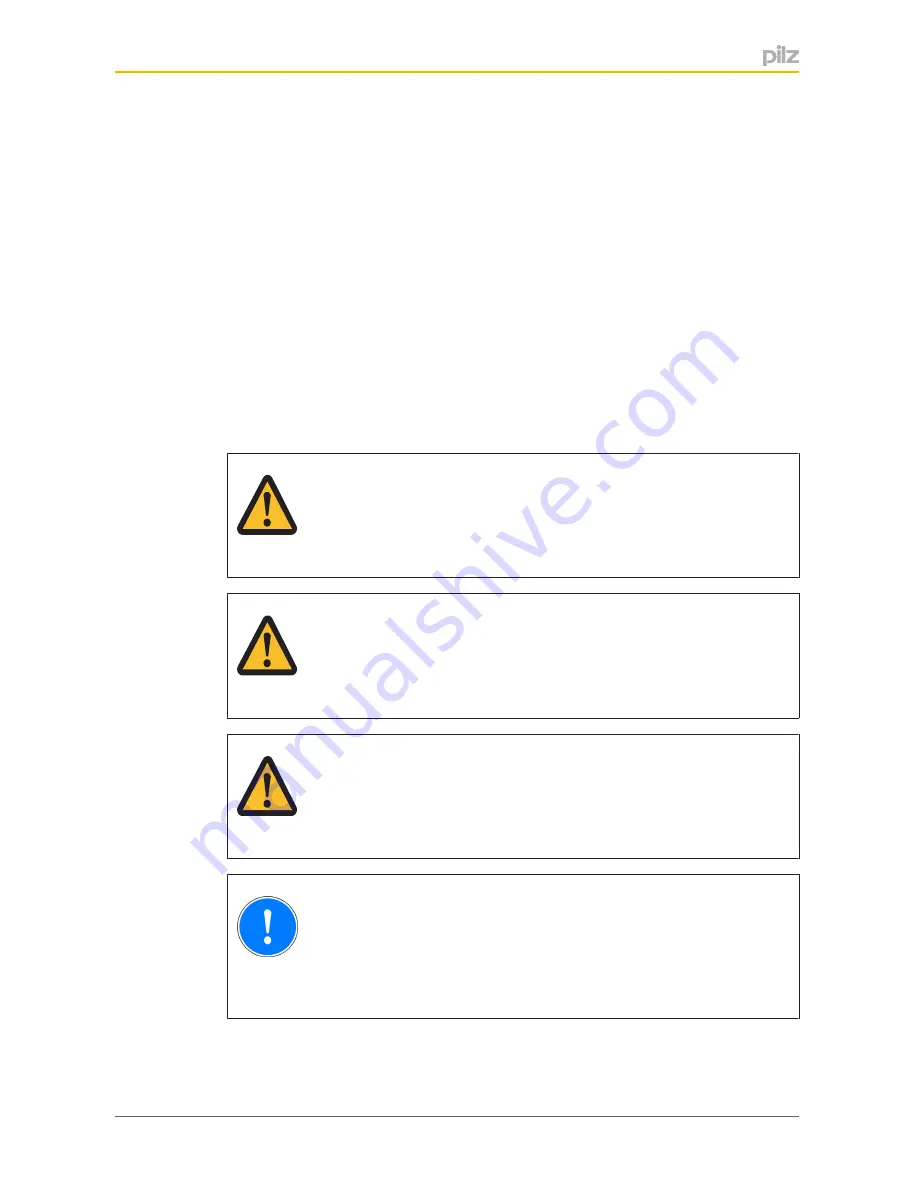 Pilz PSEN sg2c-3 Series Operating Manual Download Page 5