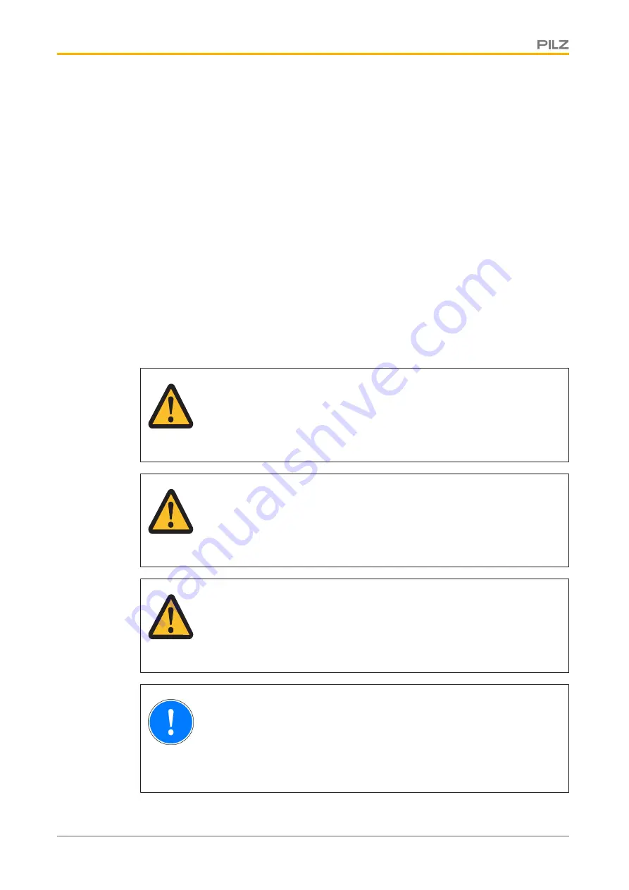 Pilz PSSnet GW1 MOD--CAN Operating Manual Download Page 5