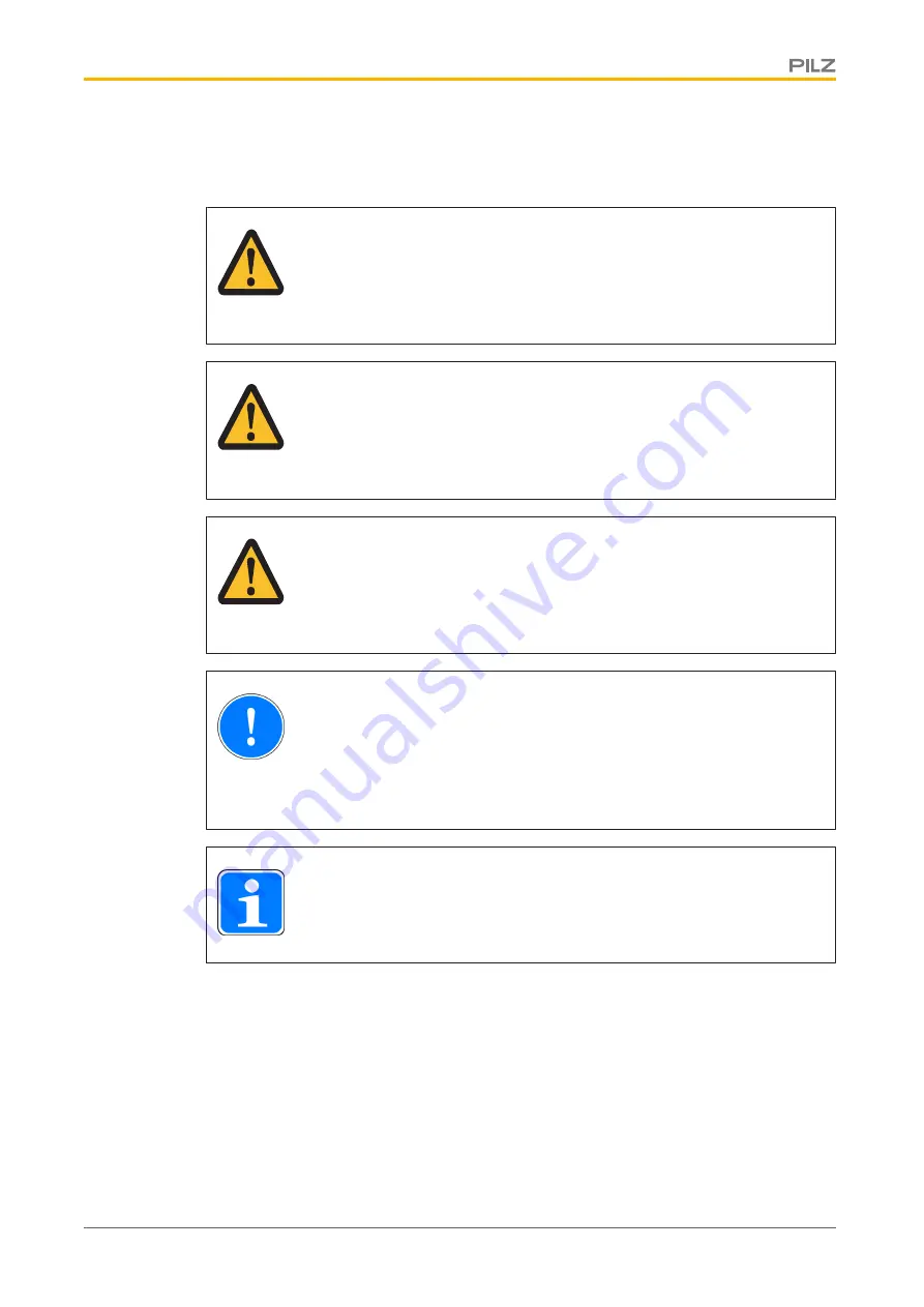 Pilz PSSu E S 2AO U Operating Manual Download Page 6