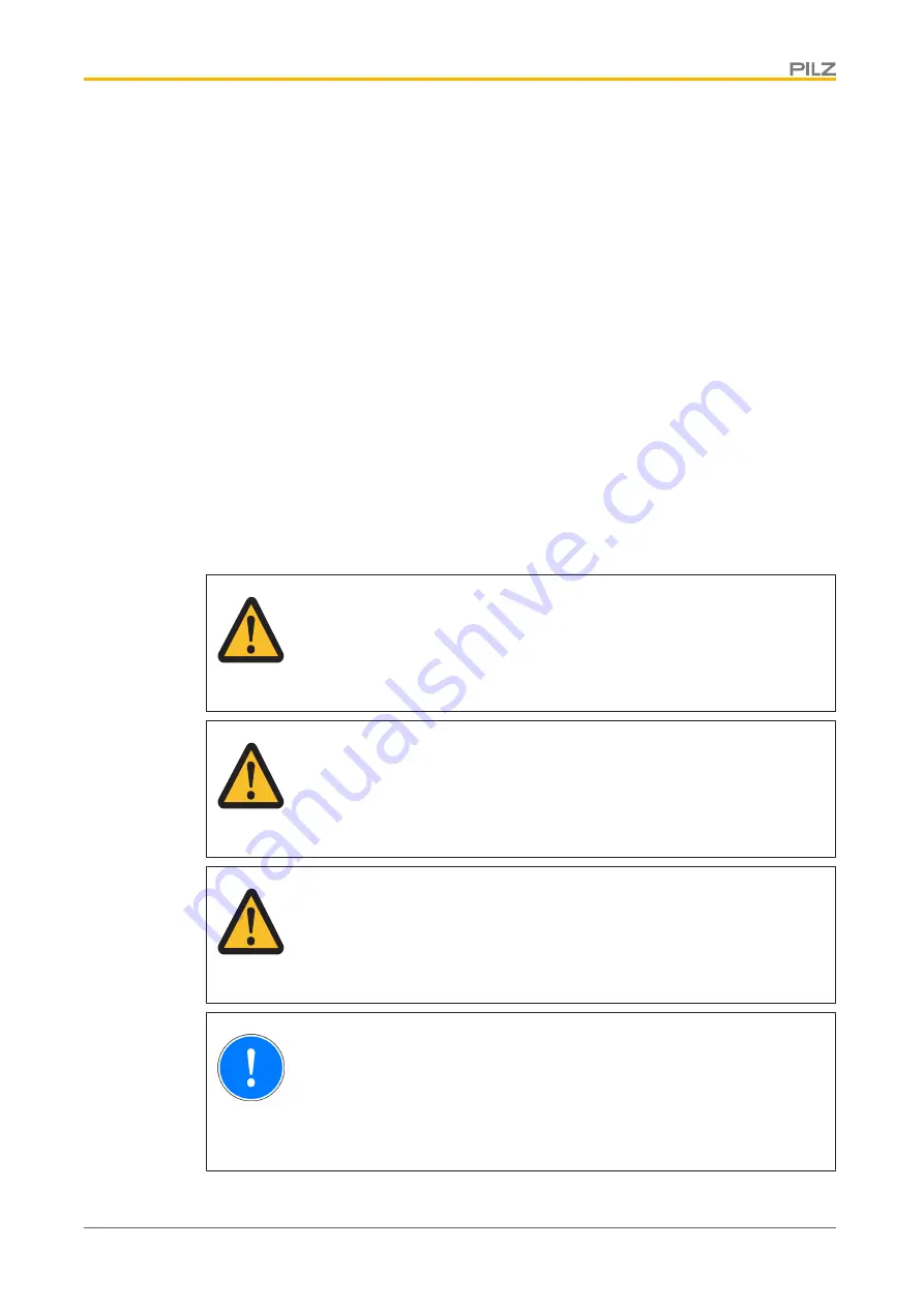 Pilz PSSuniversal multi PSSu H m F DPsafe SN SD Operating Manual Download Page 5