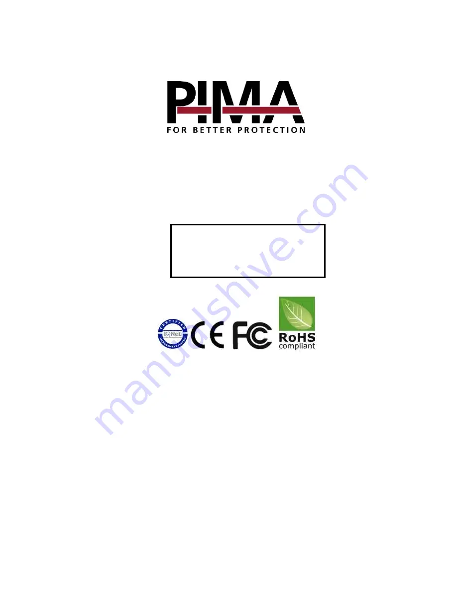 Pima OutView Installation Manual Download Page 12