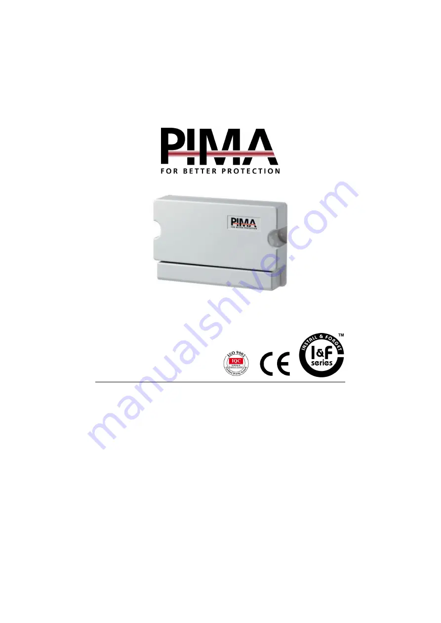 Pima RC-PRO Installation Manual Download Page 1