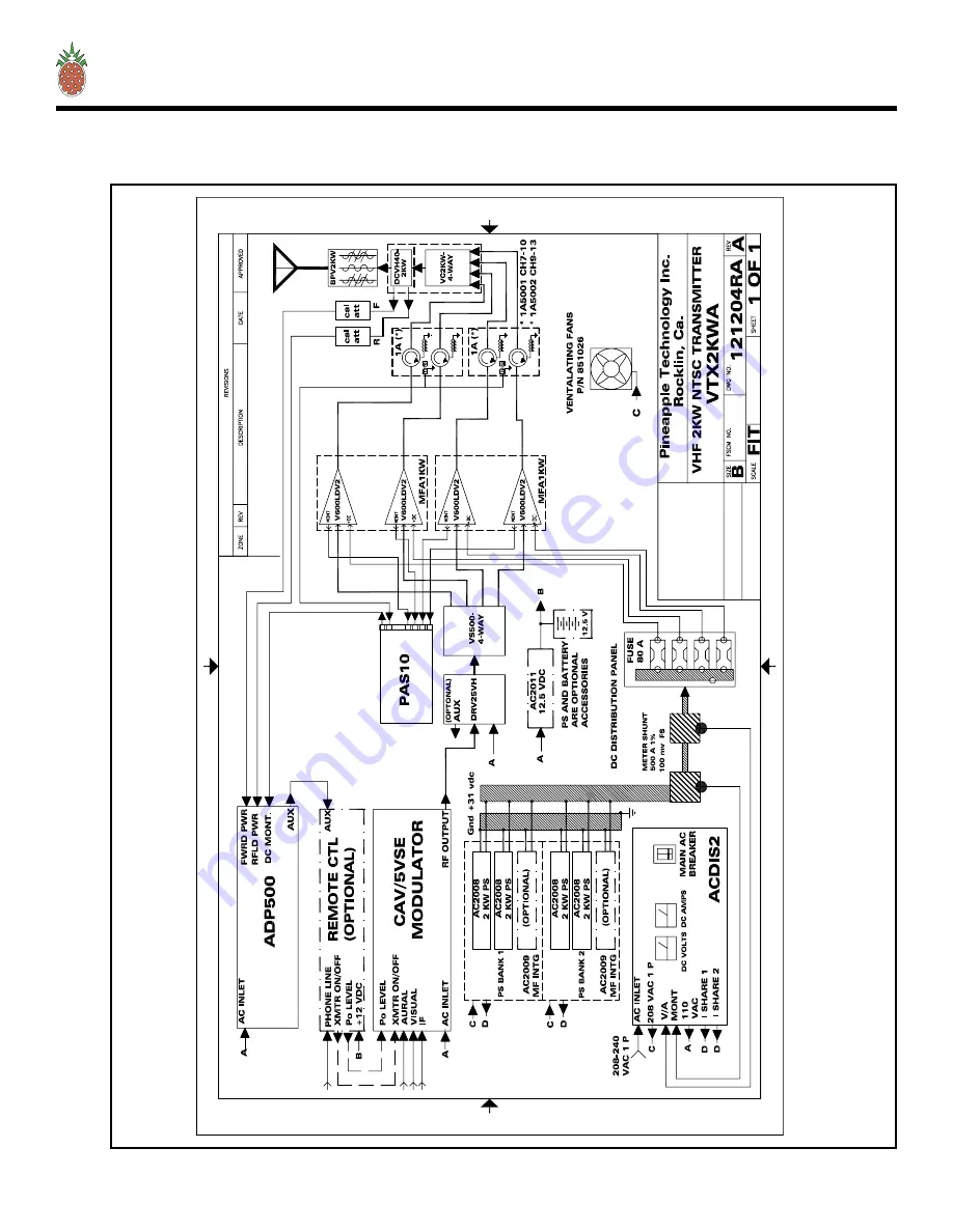 Pineapple Technology VTX2KW-A Instruction Manual Download Page 13