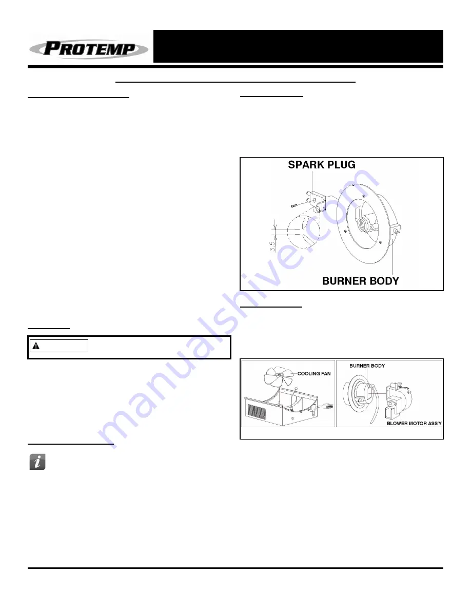 Pinnacle International Protemp PT-125-OFR-A User'S Manual & Operating Instructions Download Page 12