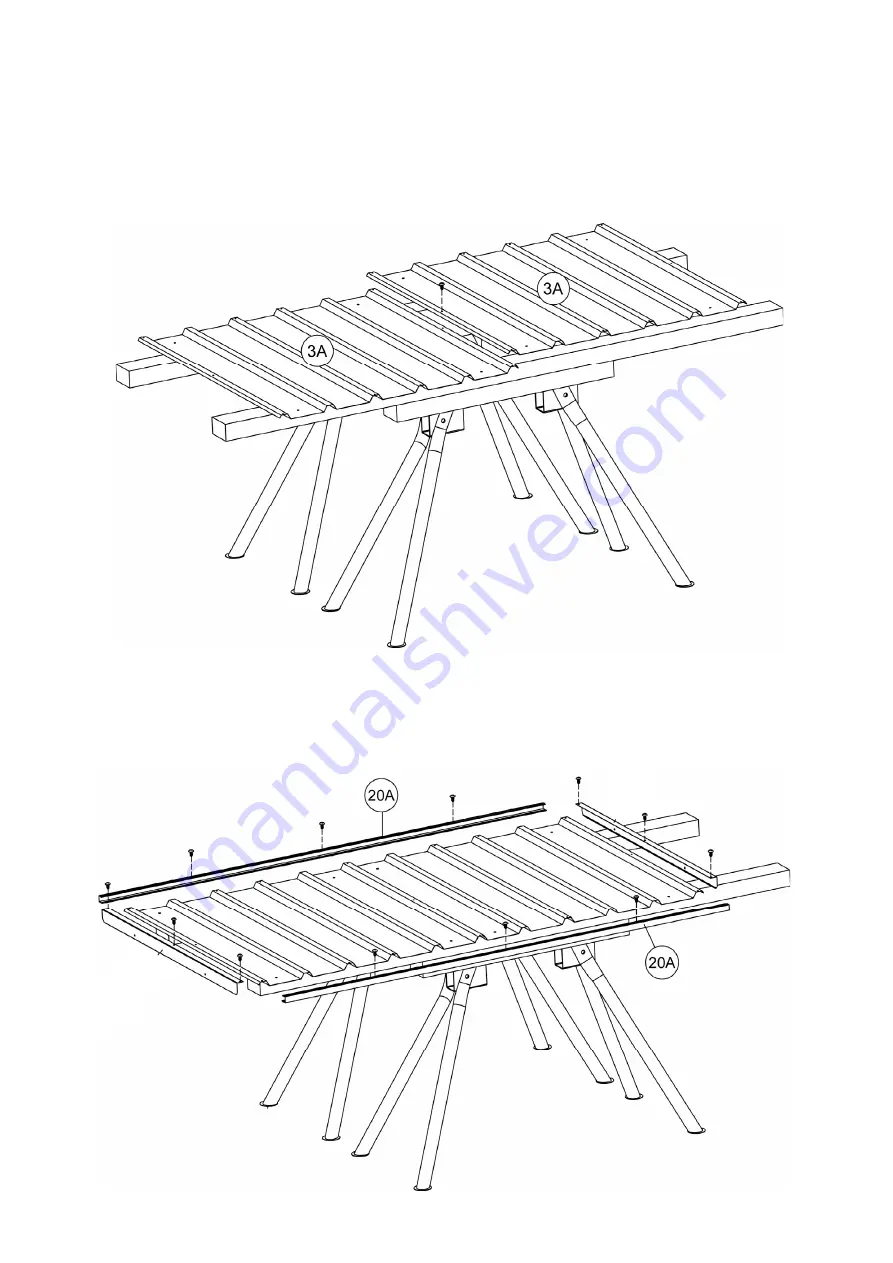 Pinnacle Outdoor 1.5m Flat Roof Series Assembly Instructions Manual Download Page 10