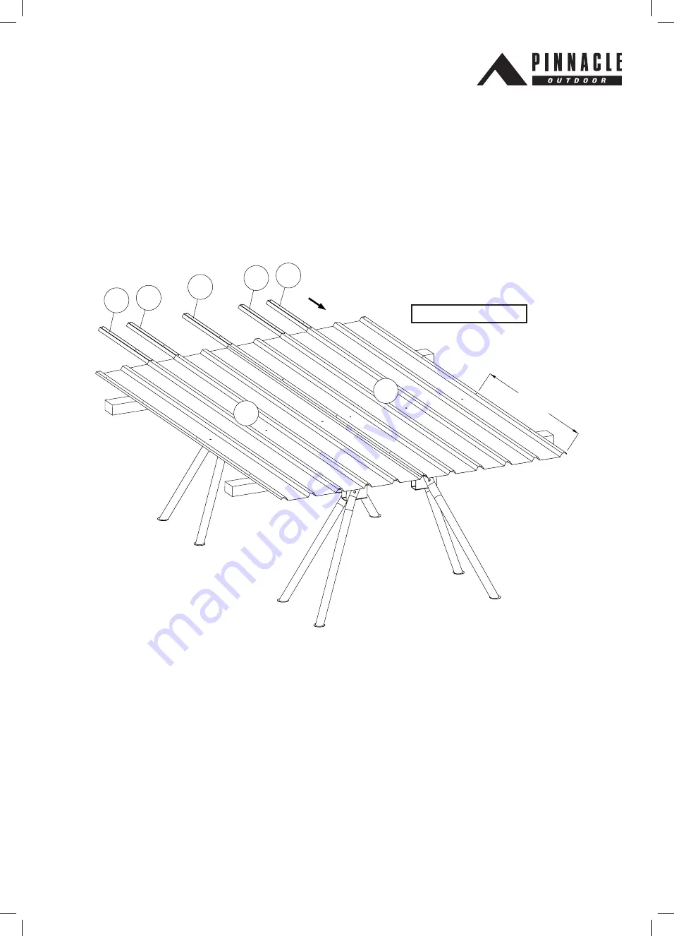 Pinnacle Outdoor 1.5m Skillion Series Assembly Instructions Manual Download Page 13